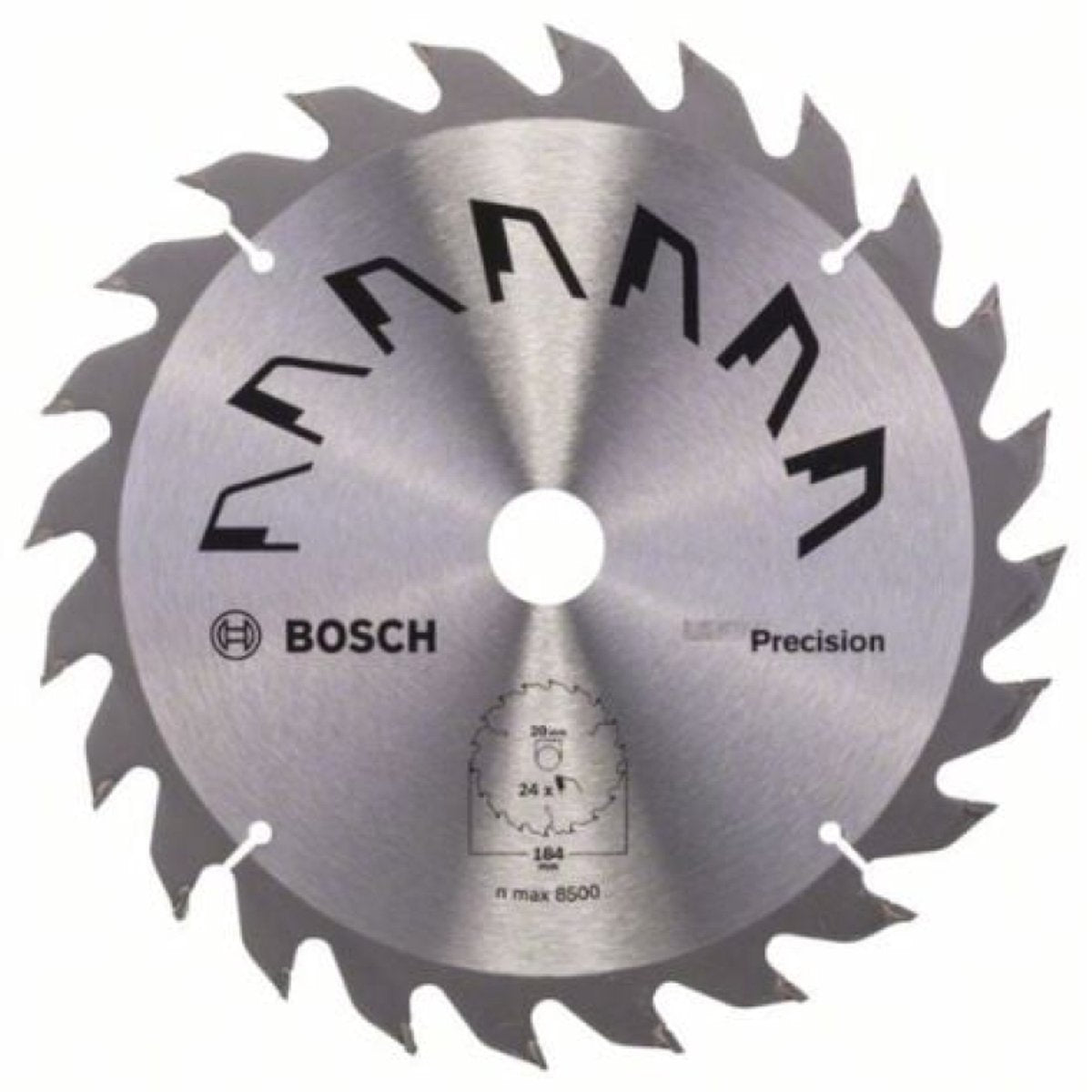Bosch cirkelzaagblad præcision 184x2x16 -,t24 (1)
