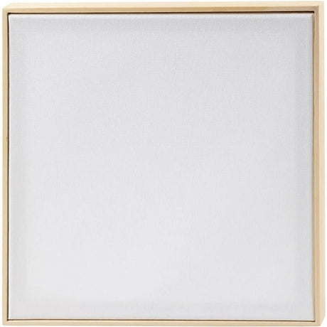 Creativ company strakt lærred med ramme, størrelse 30x30 cm, 280 gr, hvid, 1 stk.