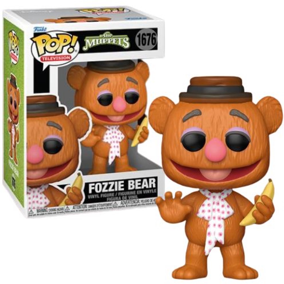 Funko the muppets fozzie bear vinyl figur 1676 unisex pop! - neutral - standard