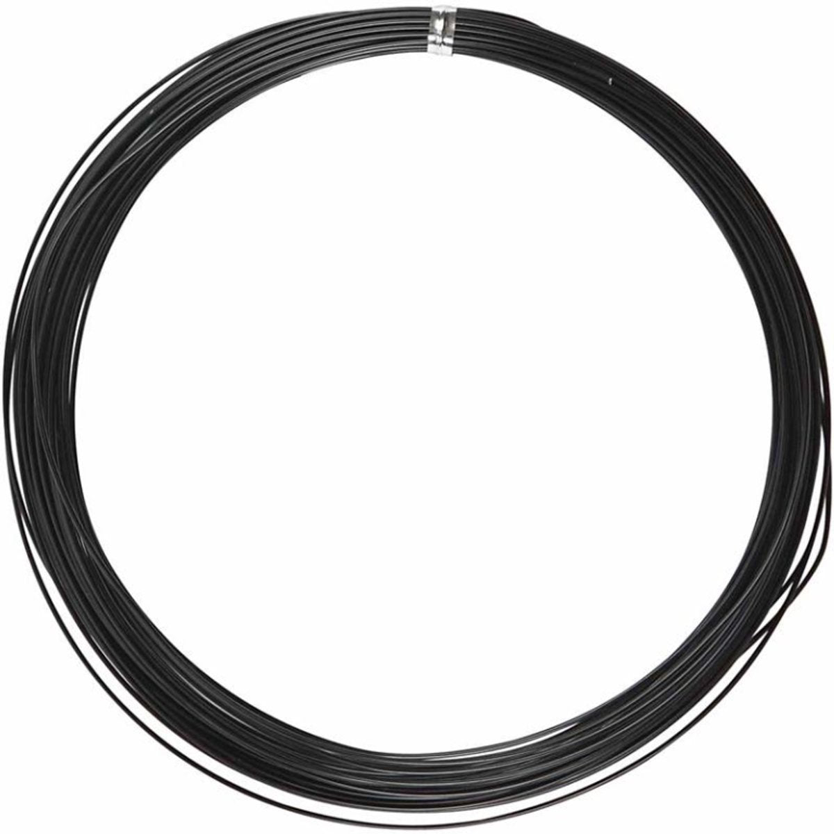 Creativ virksomhed https: www.cchobby.nl alu-wire-round-thickness-1-mm-black-16-m-1-roll