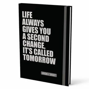 Comello week agenda - 2027 - 17 maanden - 14,8x21cm - zwart