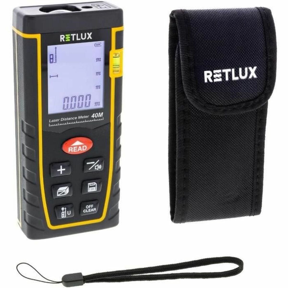 Retlux afstandsmåler højre 100 40 m