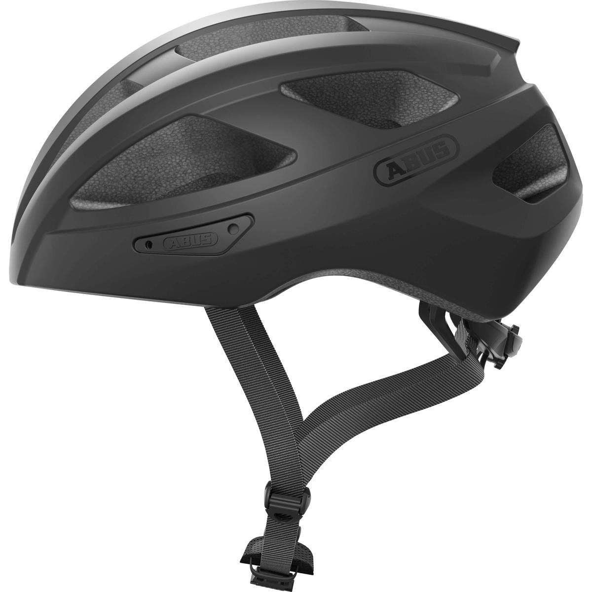 Abus hjelm macatgoud skinnende fløjl sort s 51-55 cm