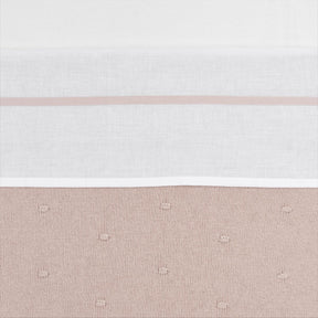 Meyco tremmeseng til babypiping - blød pink - 75x100cm - 0,3 tom