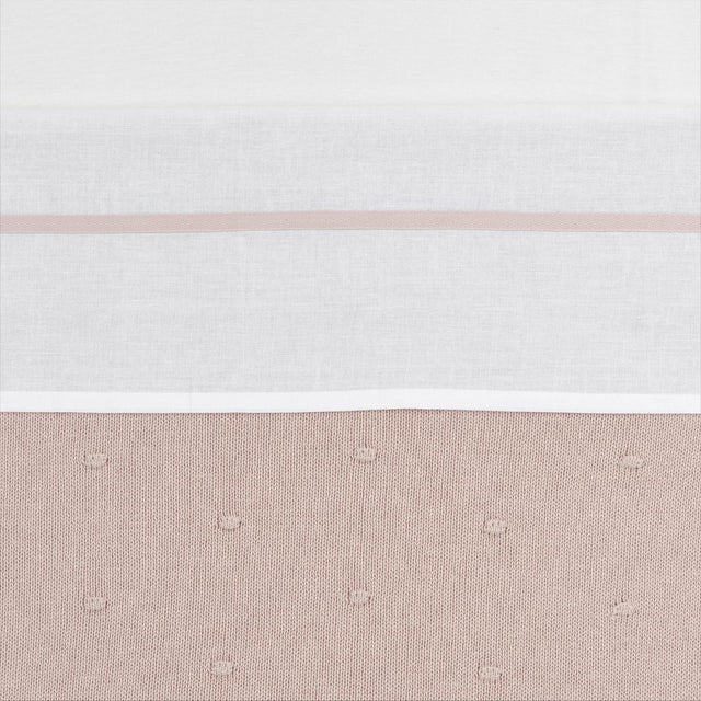 Meyco tremmeseng til babypiping - blød pink - 75x100cm - 0,3 tom