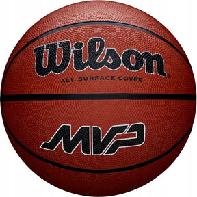 Wilson mvp basketball størrelse 5 - gummi streetball til udendørs brug