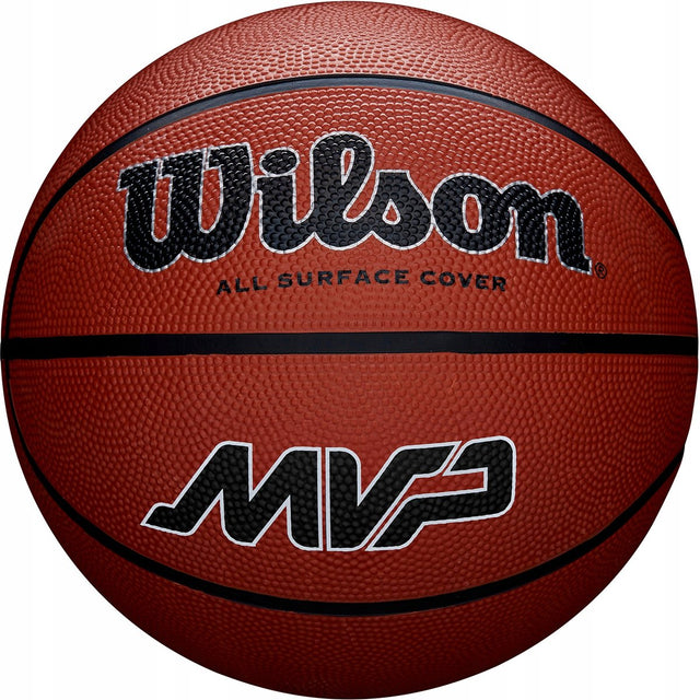 Wilson mvp basketball størrelse 5 - gummi streetball til udendørs brug