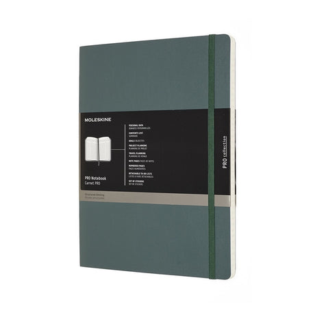 Moleskine professionel notesbog - ekstra stor - softcover - skovgrøn