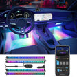 Govee smart car LED strip rgbic - 4x30 cm indvendig belysning