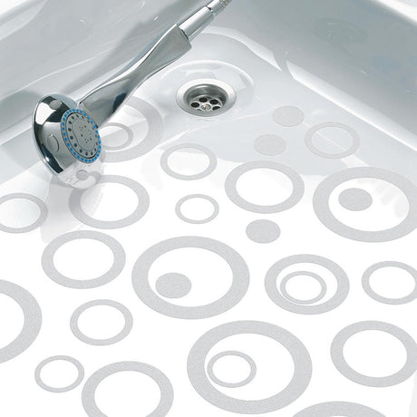 Sealskin waterrings zelfklevende antislip stickers - pvc - 6 stuks - transparant