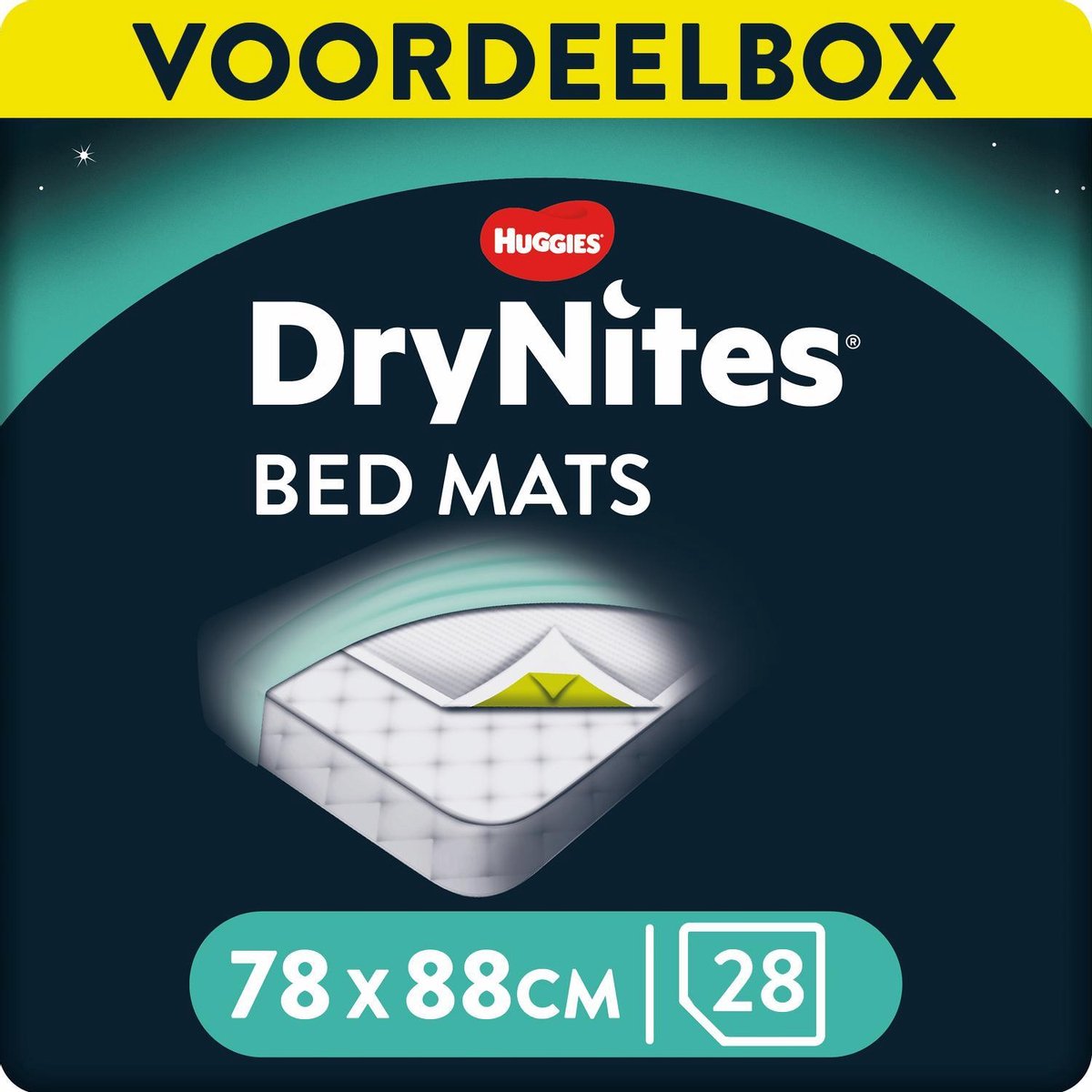Drynites huggies madrasbeskyttere - 28 stykker (78x88cm) - ekstra absorberende - værdipakke