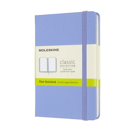 Moleskine klassisk notesbog - lomme - hardcover - blank - hortensiablå