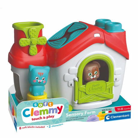 Clementoni baby - clemmy sansegård med bløde blokke, 11 stk.