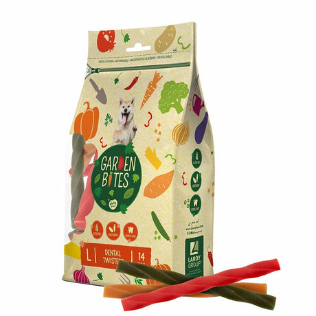 Havebid duvoplus - dental twisters hundesnacks - hundegodbidder - vegetarisk glutenfri - store 14 stk.