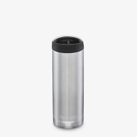 Klean kanteen termokande i rustfrit stål tk bred 473ml (m cafehætte) - skifersort - kaffekop