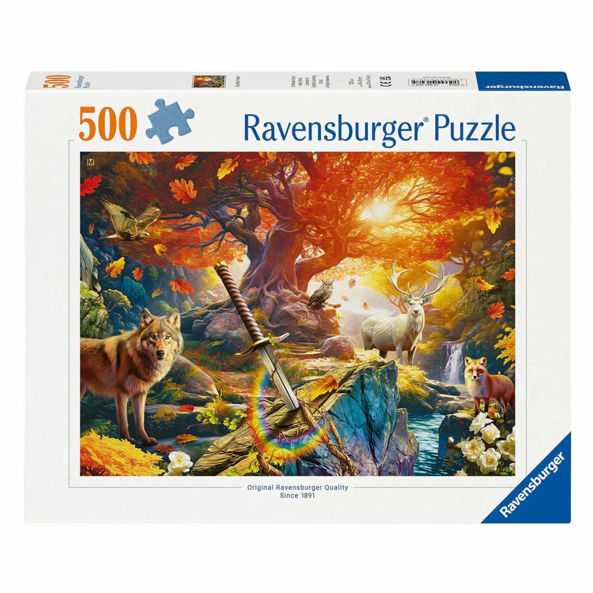 Ravensburger puslespil skoven af ​​excalibur, 500 stk.