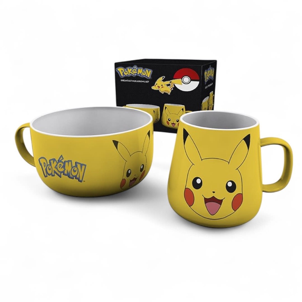 Pokémon pikachu krussæt gul keramik -