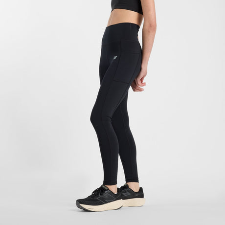 New balance sport pocket high rise legging dames sportbroek - black