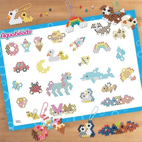 Aquabeads 35025 - mine nøgleringe og vedhæng komplet sæt - perler der klæber til vand