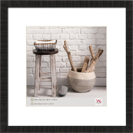 Walther home - træramme - fotostørrelse 50x50 cm - sort