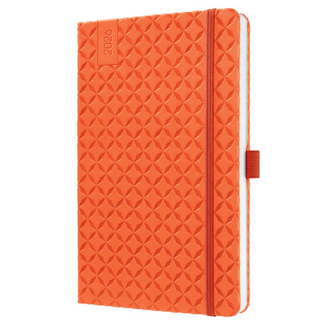 Sigel weekagenda flair 2026 - formaat a5 - pumpkin orange - hardcover - si-j6119