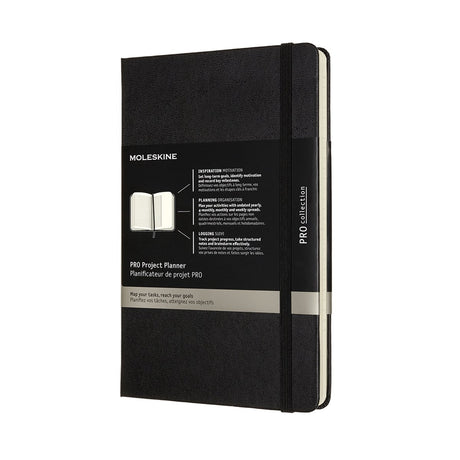 Moleskine professionel projektplanlægger - stor - hardcover - sort