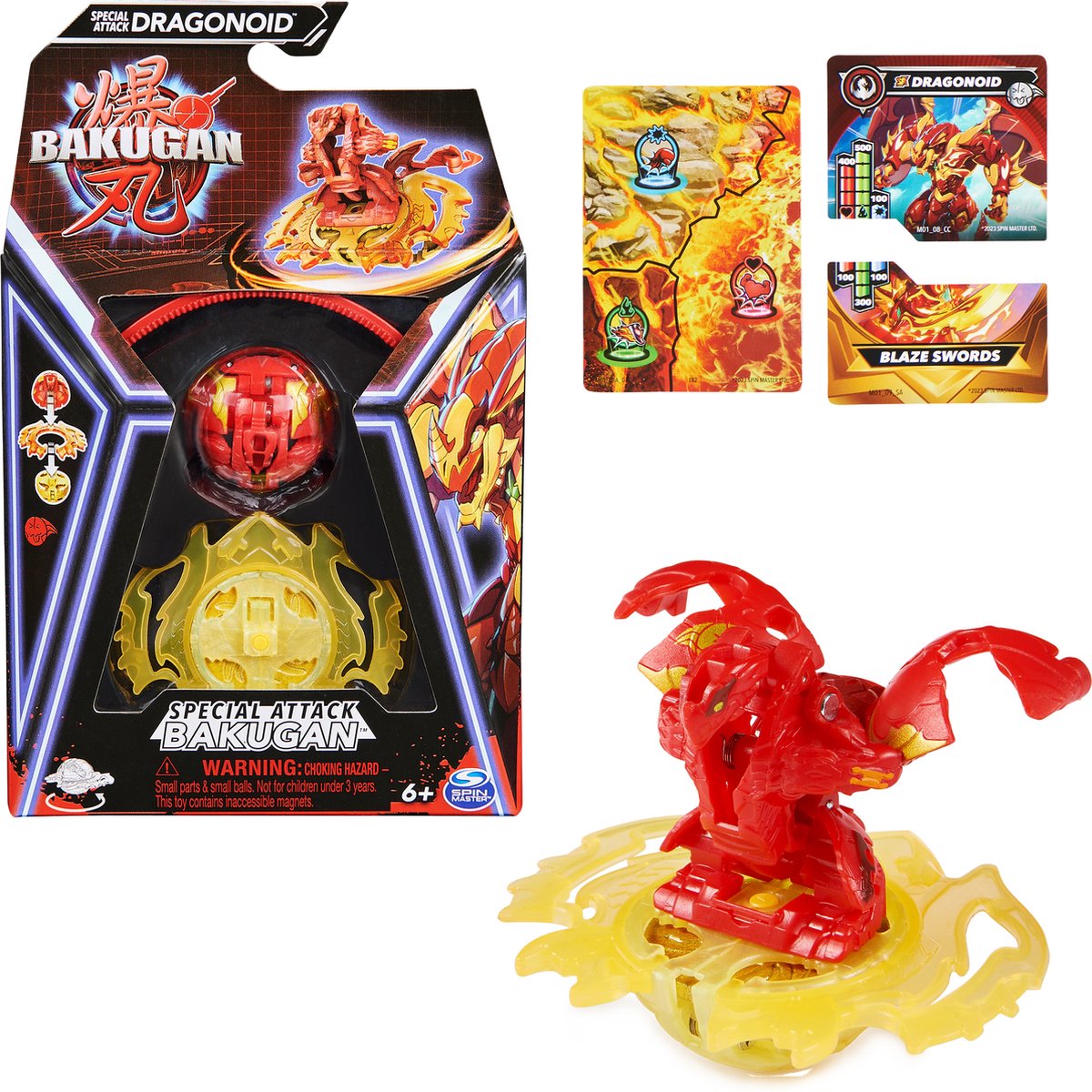 Bakugan - specialangreb - legesæt med spinnende actionfigur - stilarter kan variere