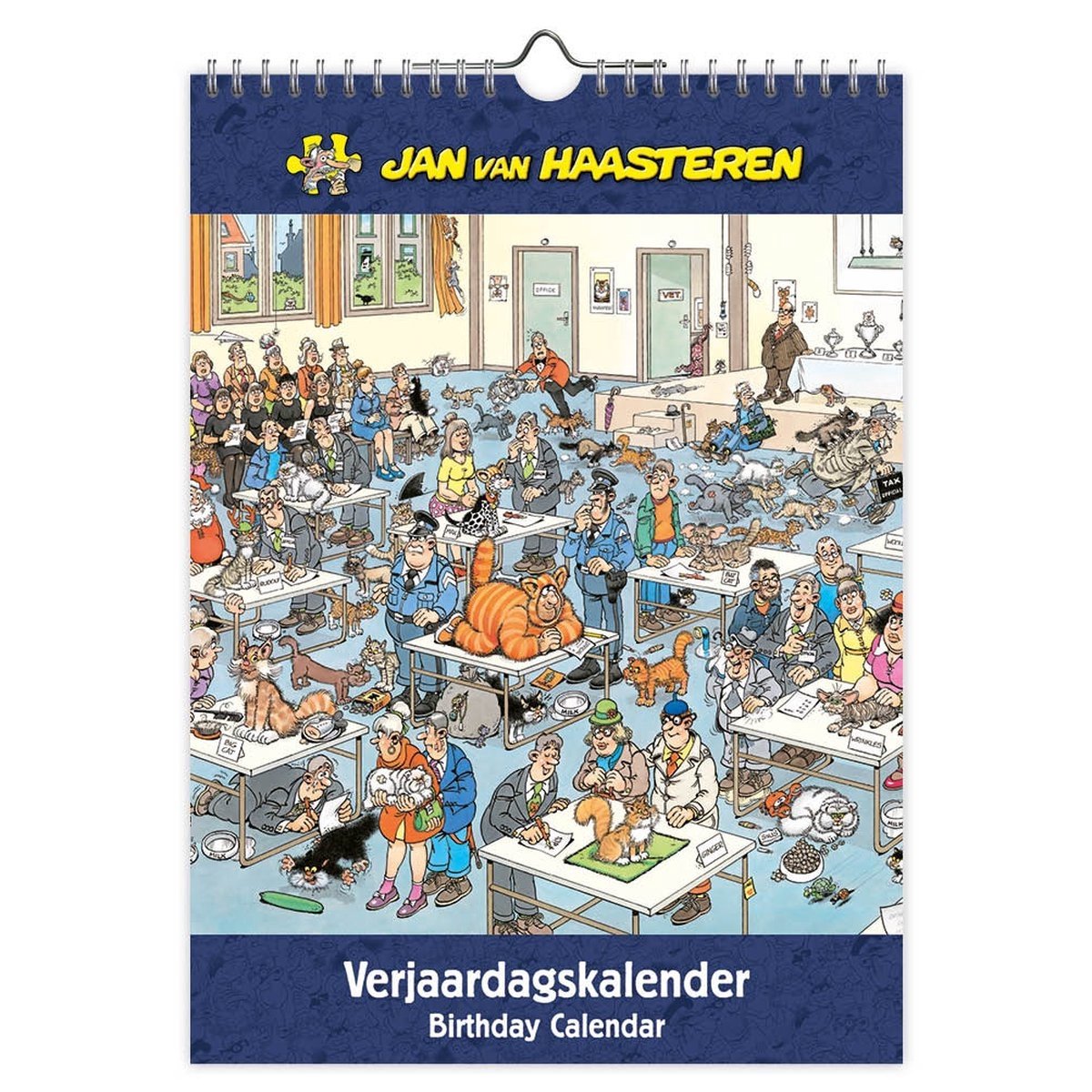 Jan van Haasteren fødselsdagskalender - 18x25 cm