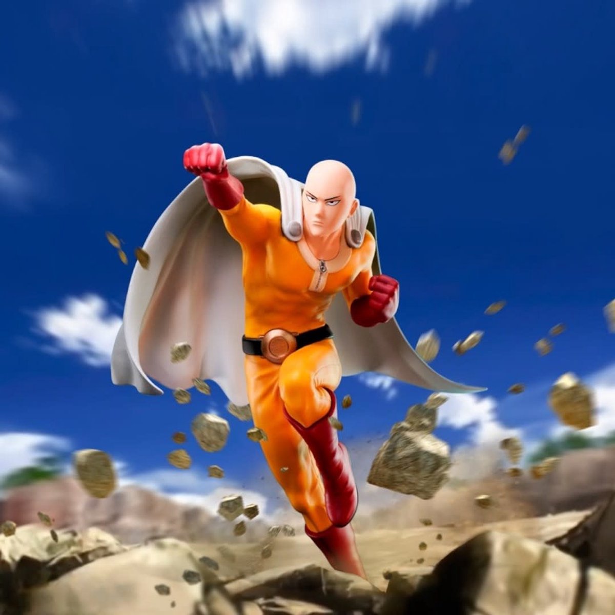 Abysse corp one punch man - figur saitama