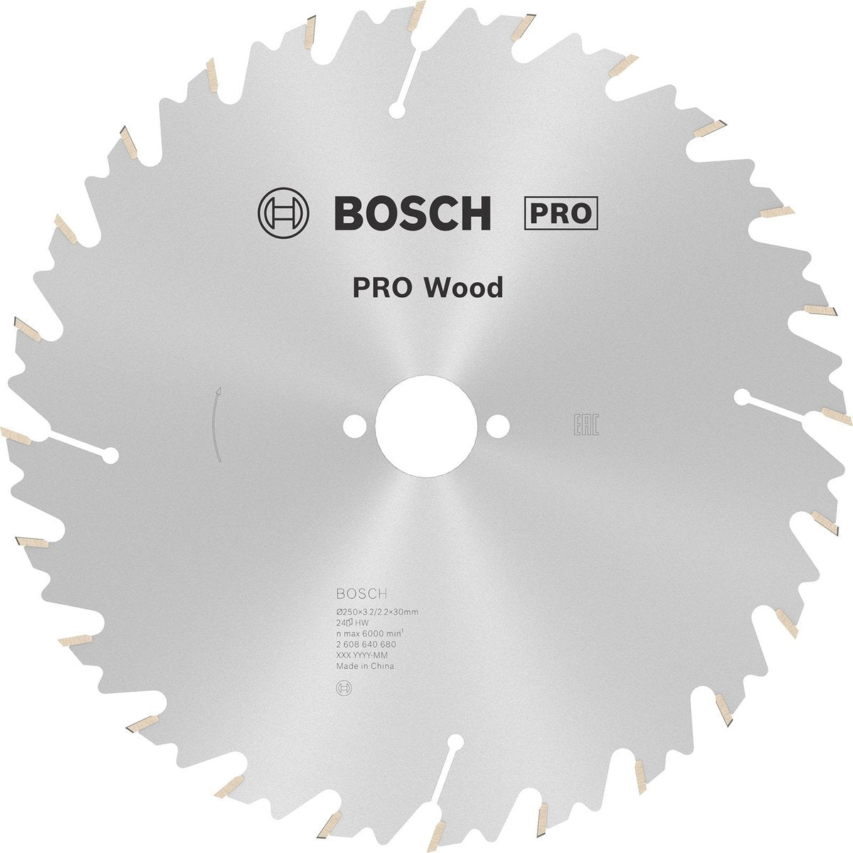 Bosch cirkzb speed t 250x30x3,2 24t wz