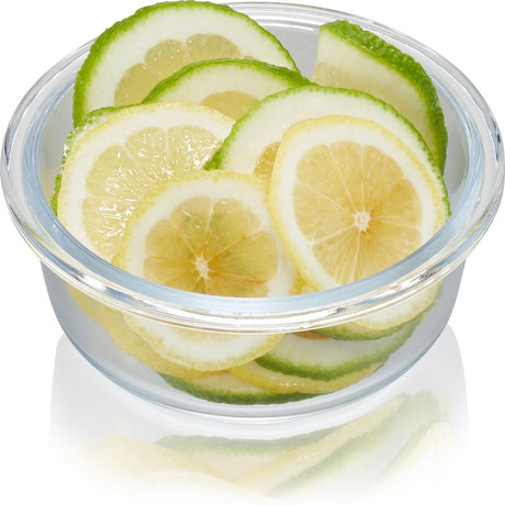 Gefu frisk madkasse milo - rund - glas - 400ml - 14cm