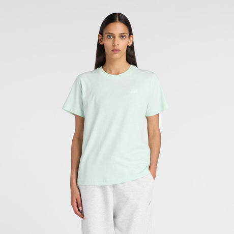 New balance sport essentials jersey t-shirt dame t-shirt - kosmisk jade