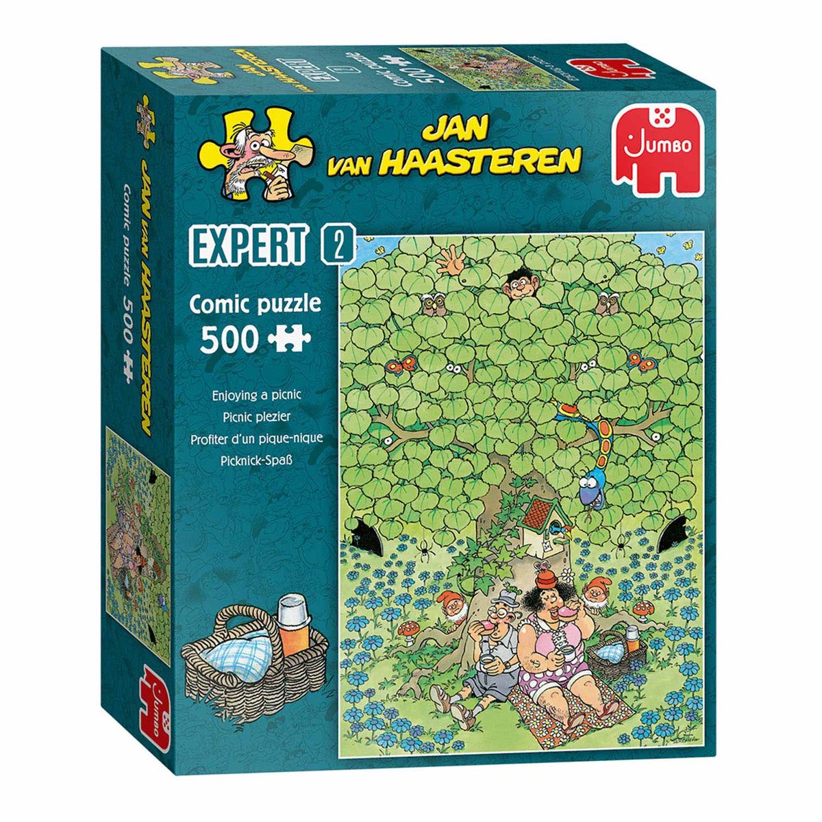 Jan van Haasteren puslespil ekspert 2 - picnic sjov, 500 stk.