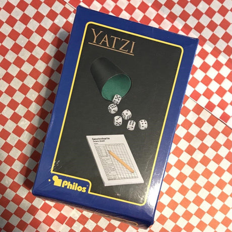 Philos yahtzee - træbrætspil - 2 til 5 spillere - 6+ år