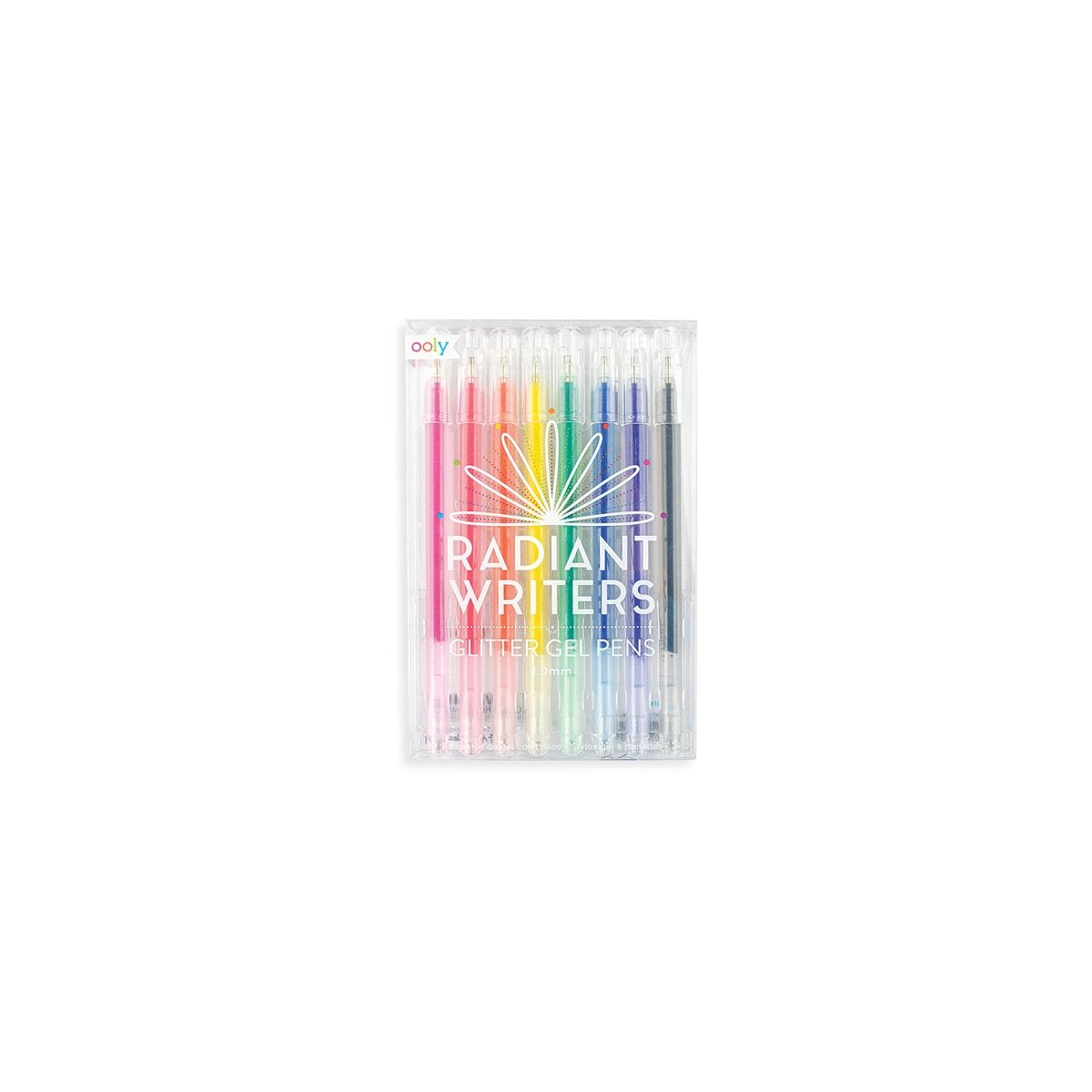 Ooly - strålende writers - glitter gel penne - 8 stk