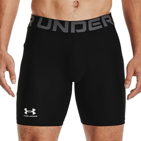 Under Armour UA HG Armour Shorts-BLK Sportsbukser til mænd - Sort - Hvid