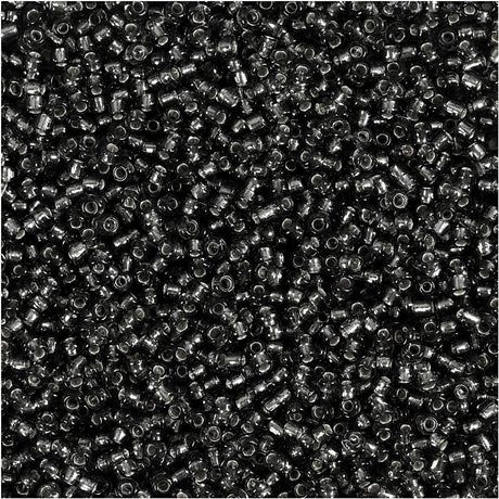 Creativ company frøperler, d 1,7 mm, str. 15 0, hulstørrelse 0,5-0,8 mm, grågrøn, 500 gr 1 pose