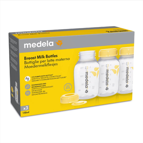 Medela modermælksopbevaringsflasker – BPA fri – 150 ml – sæt med 3 x 150 ml