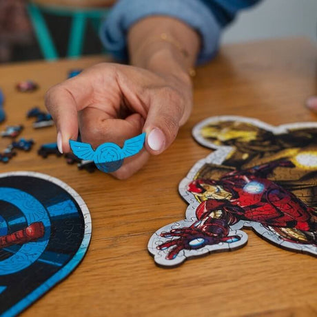 Trefl træpuslespil marvel capitan america 160 brikker bæredygtig fsc.