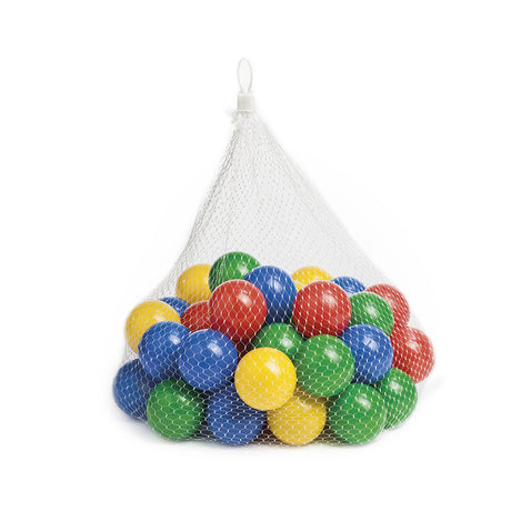 Paradiso legetøj badebolde - 6 cm - 100 stk i net