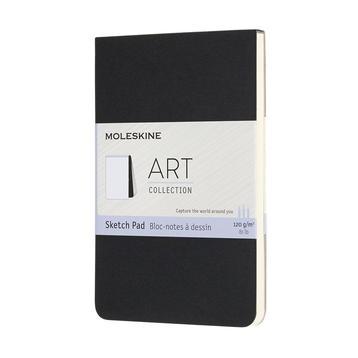 Moleskine art skitseblok - lomme - sort