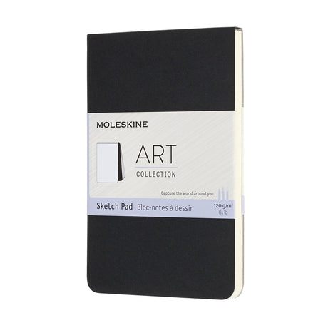 Moleskine art skitseblok - lomme - sort