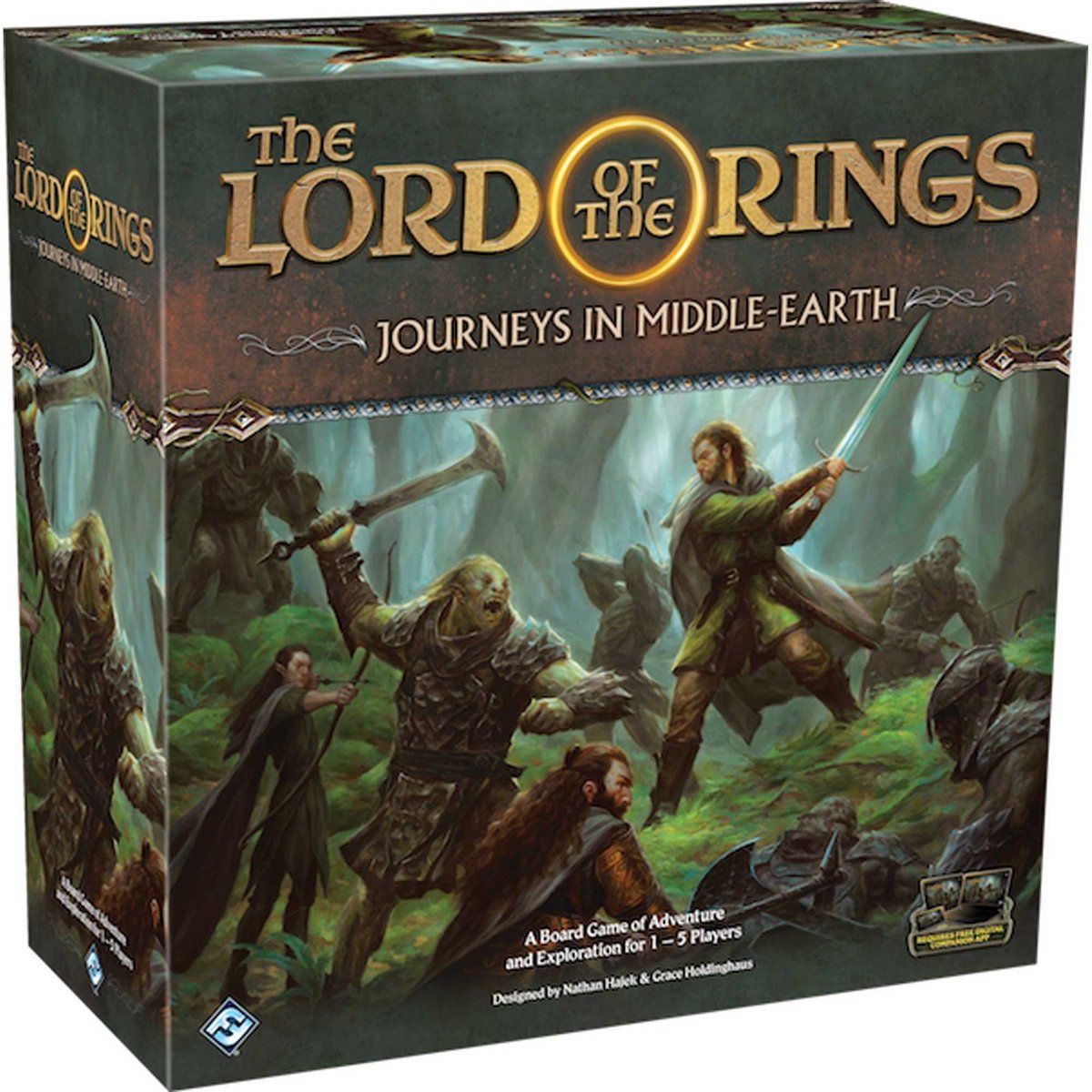 Wancelot Ringenes Herre rejser i Middle Earth - brætspil