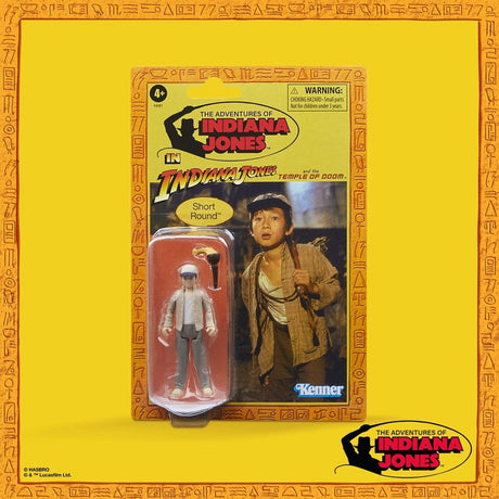 Hasbro Indiana Jones retro kollektion actionfigur kort rund (Temple of Doom) 10 cm