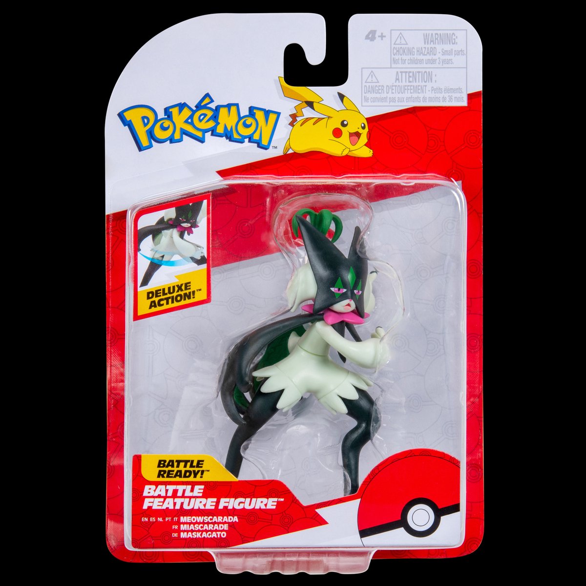 Jazwares pokémon - kampfigur - meowscarada