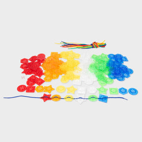 Tickit® stabelbare knapper (144 styk) + 12 snørebånd