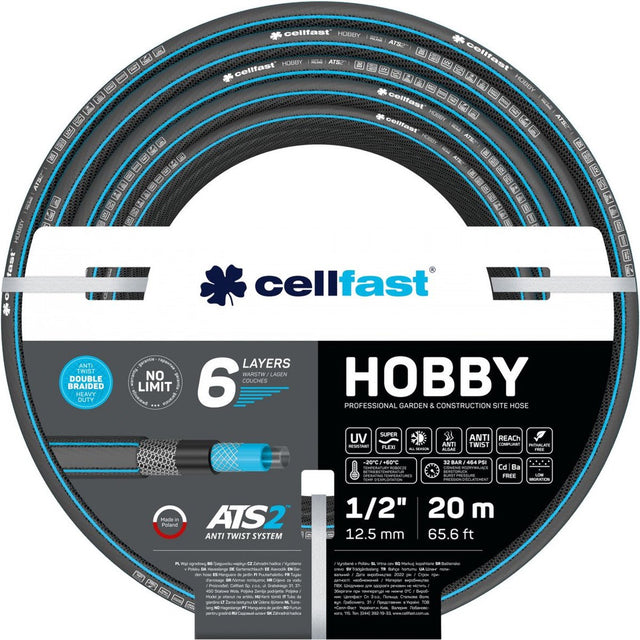 Cellfast hobby ats2™ - 6-lags haveslange - 1 2 20m