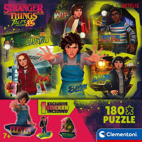Clementoni - puzzel - 180 stukjes - stranger things design 2 - kinderpuzzel - legpuzzel - vanaf 7 jaar
