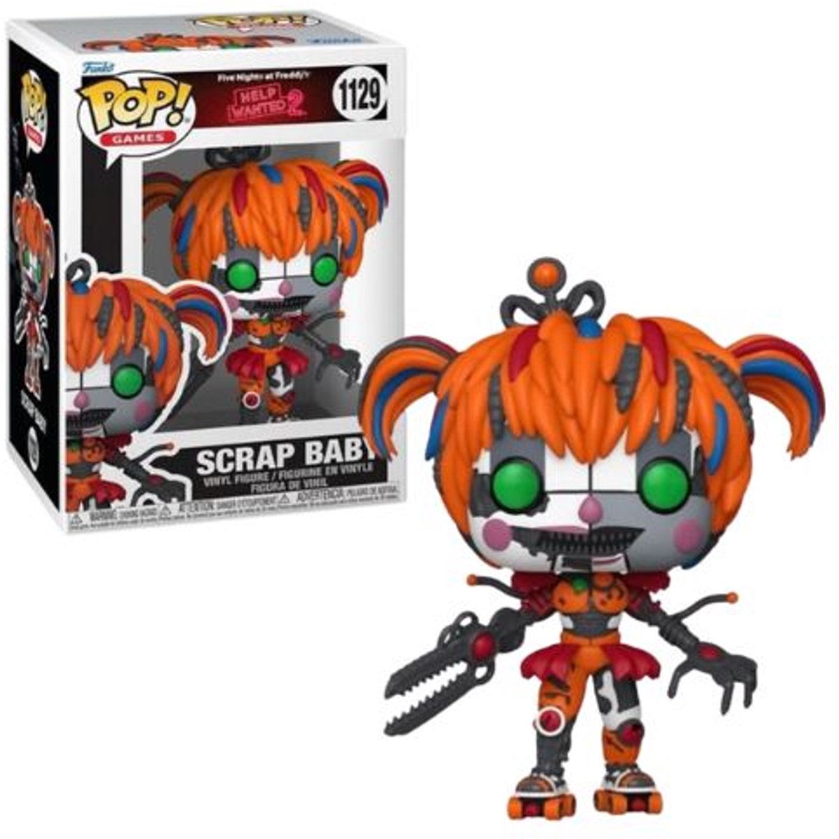 Funko fem nætter på freddy's scrap baby vinyl figur 1129 unisex pop! - neutral - standard
