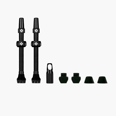Muc-off muc off tubeless ventil v2 sv (44mm) farve: sort aluminium